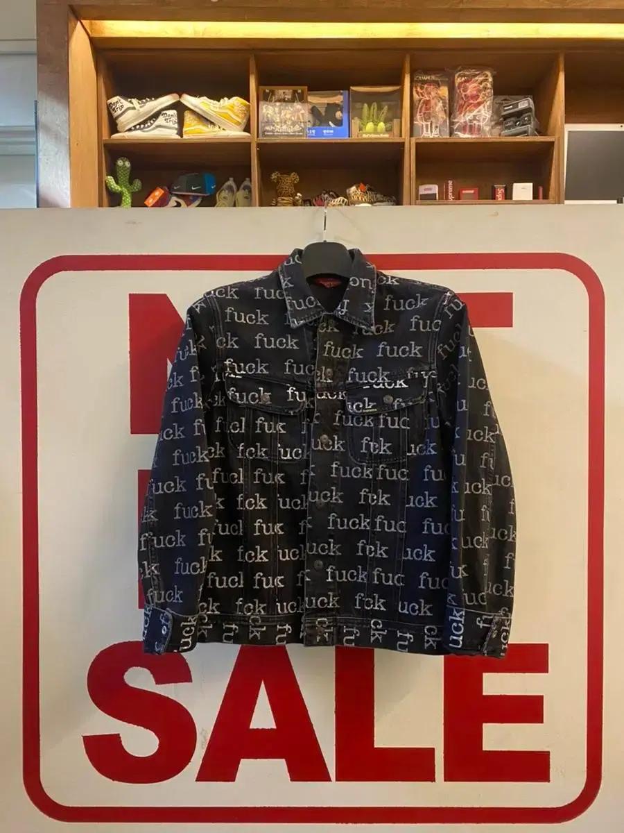 [M] 슈프림 퍽 데님 자켓 13ss SUPREME FUCK DENIM
