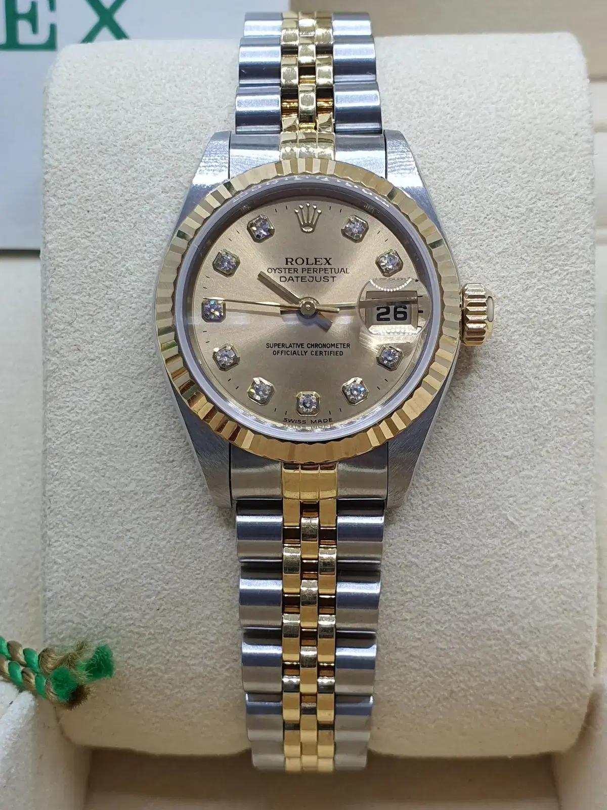 뉴올드와치ROLEX 79173 10point 데이저스트 풀셋 상태 최상급