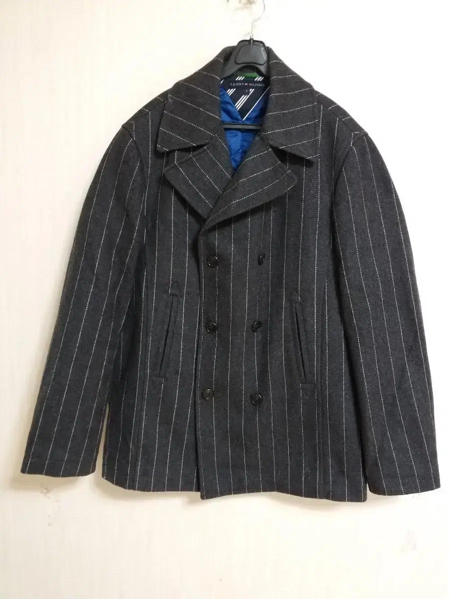 남성 타미힐피거 더블 모직 숏코트 (105)