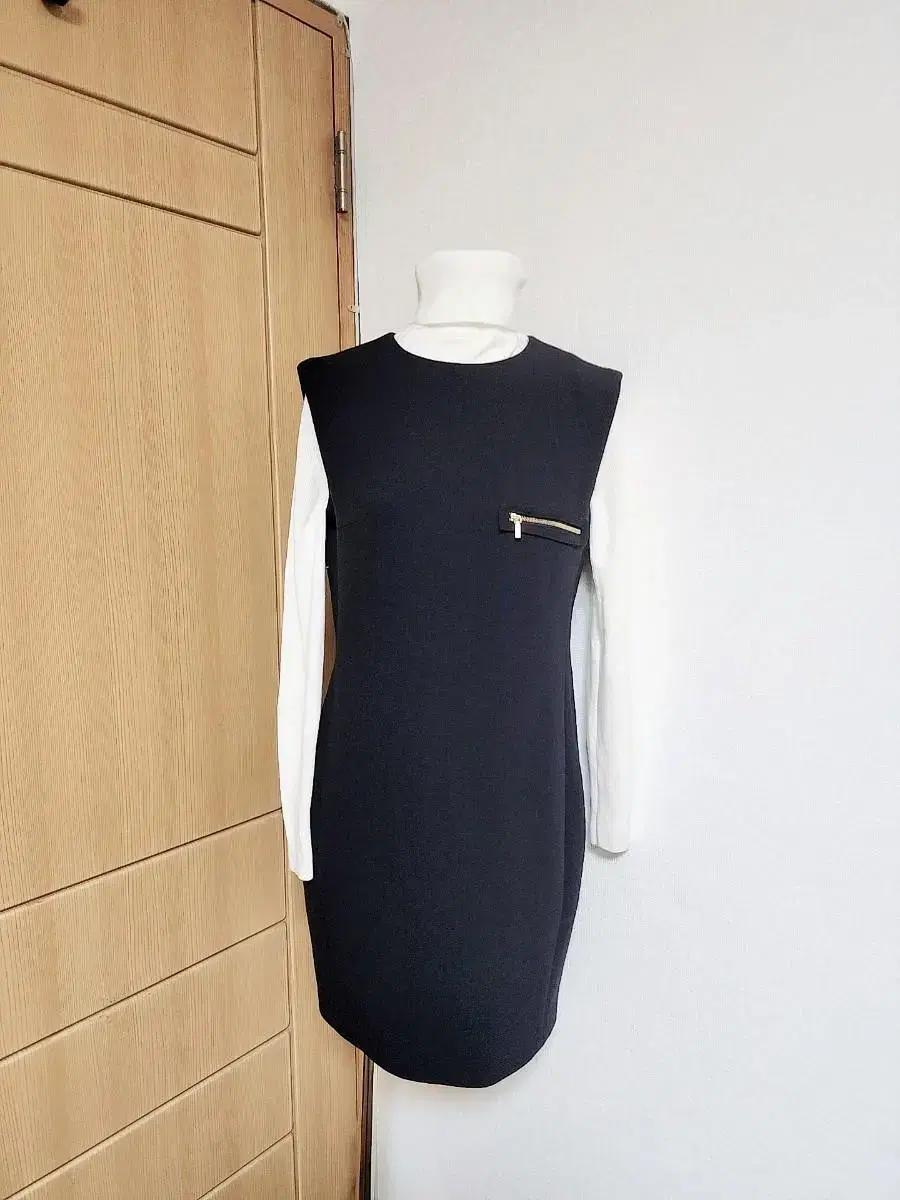 한섬 타임 봄가을 민소매 원피스 55