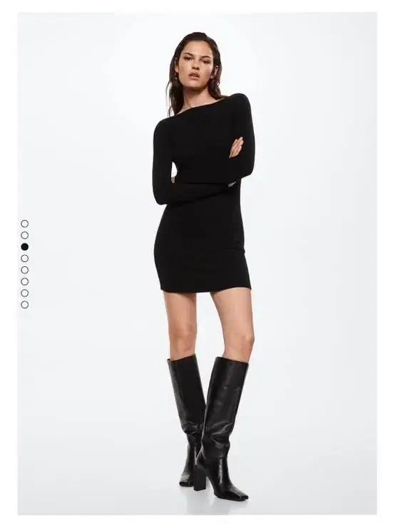 자라 망고 골지 쇼트 드레스 원피스 ZARA S size