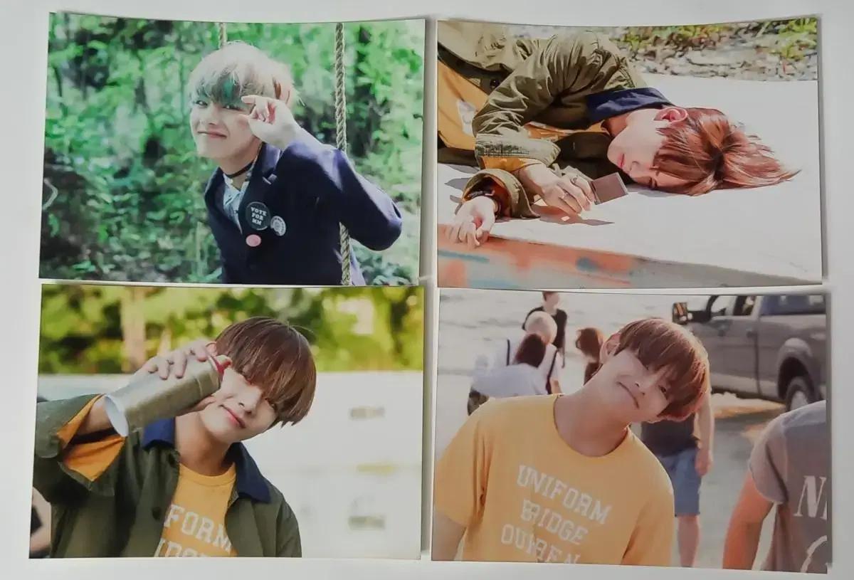 방탄 버플드 버터플라이드림 인화사진 태형 뷔 4장