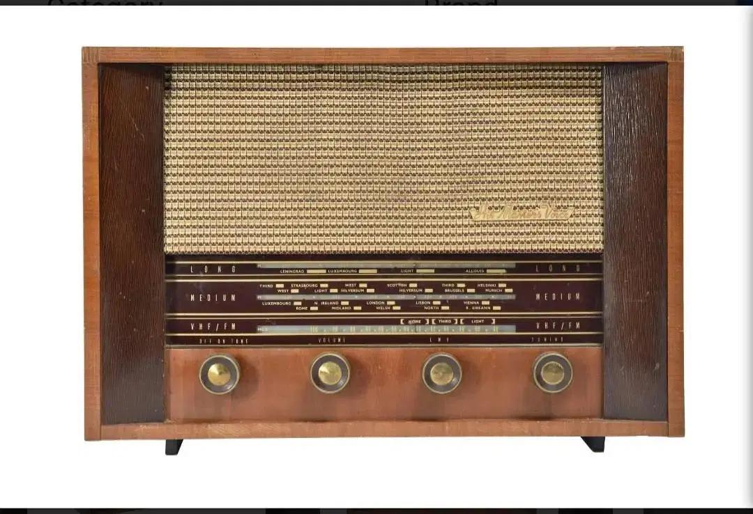 영국 his masters voice 진공관라디오