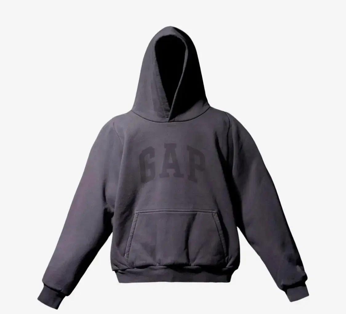 M 이지 갭 엔지니어드 바이 발렌시아가 도브 슈렁큰 후드 블랙