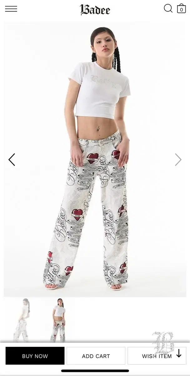 배디 BADEE Gwen collage lowrise pants