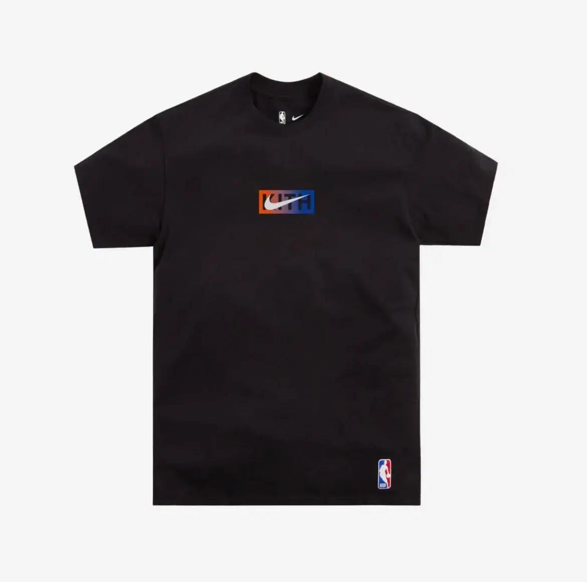 kith nba 뉴욕닉스 나이키 콜라보 반팔 XL 블랙