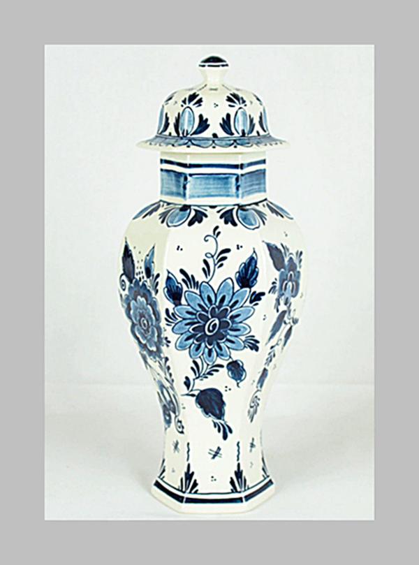 델프트 로알 블루 Royal Delft 도자기 화병