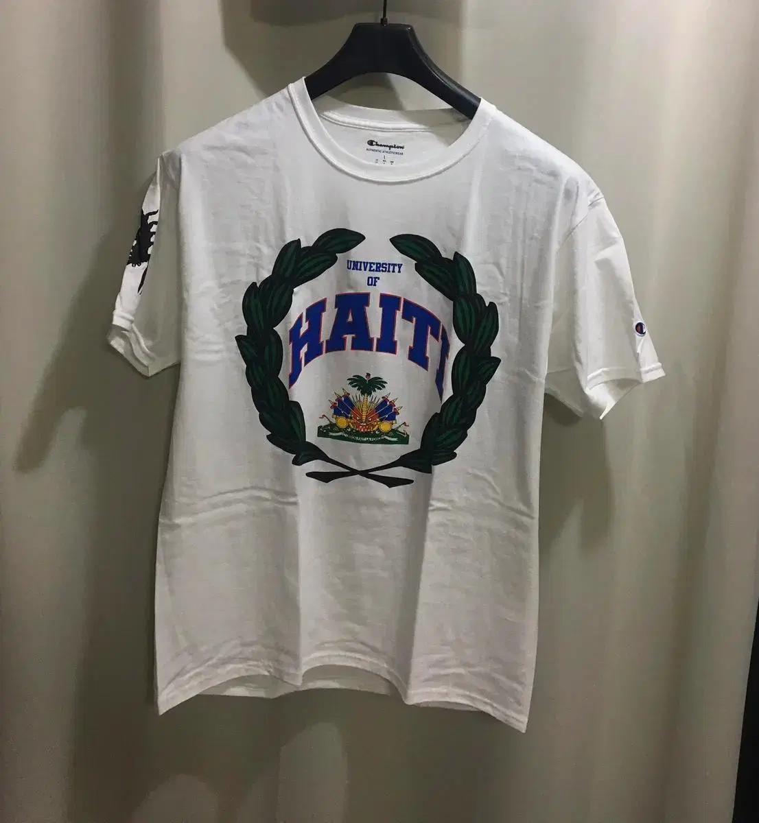 [L] 챔피온 US 베이스 UNIVERSITY OF HAITI 티셔츠