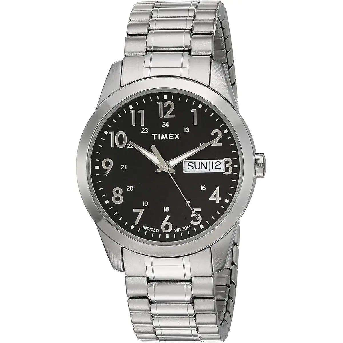 타이맥스 Timex 사우스 스트리트 스포츠 워치 실버톤 블랙 손목시계