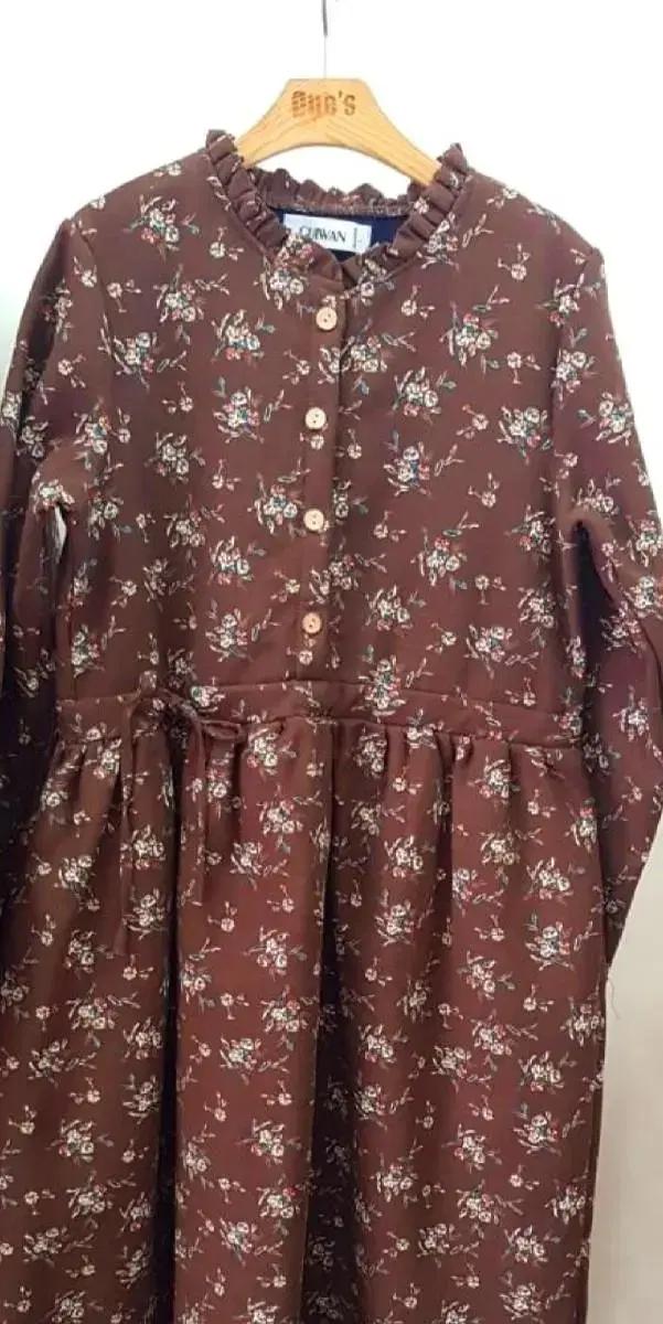 무늬롱기모안감원피스 새상품