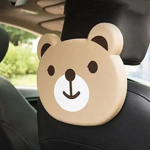 새 차량용 곰돌이 뒷좌석 테이블 컵 홀더 거치대 여행 용품