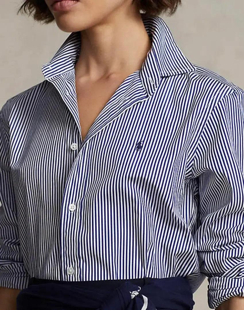 폴로랄프로렌 스트라이프 코튼 셔츠