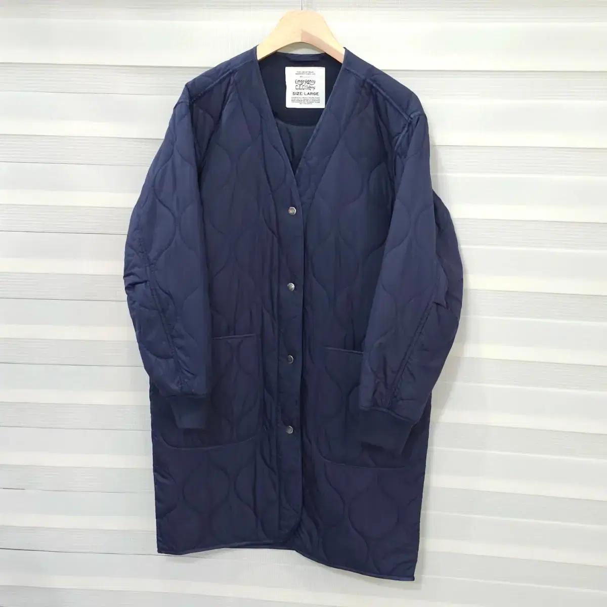 EMERGENCY C.E.C CLOTHING퀄팅코트- 우먼L