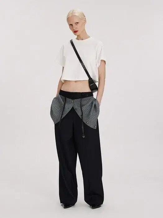 렉토 BOYFRIEND LOW-RISE LONG WIDE PANTS