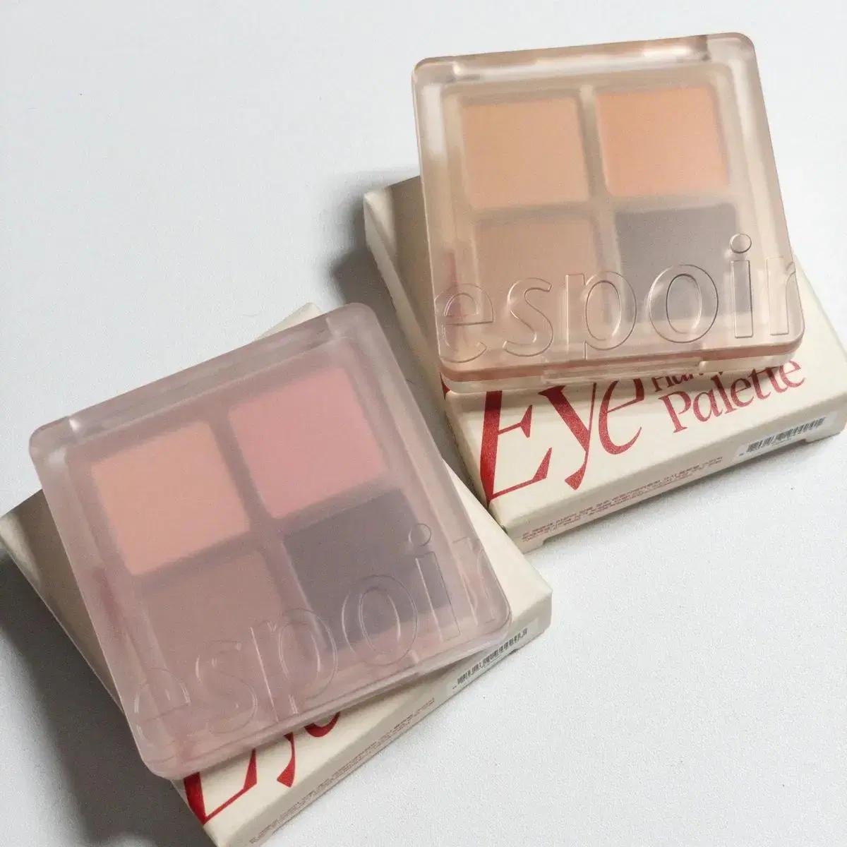 [새상품] 에스쁘아 리얼 아이 핸디 팔레트 코랄리넨 핑크패브릭