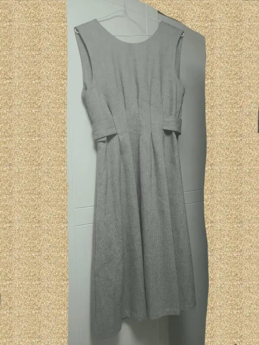 헤링본 뷔스티에 레이어드 플레어 롱 원피스 f 55