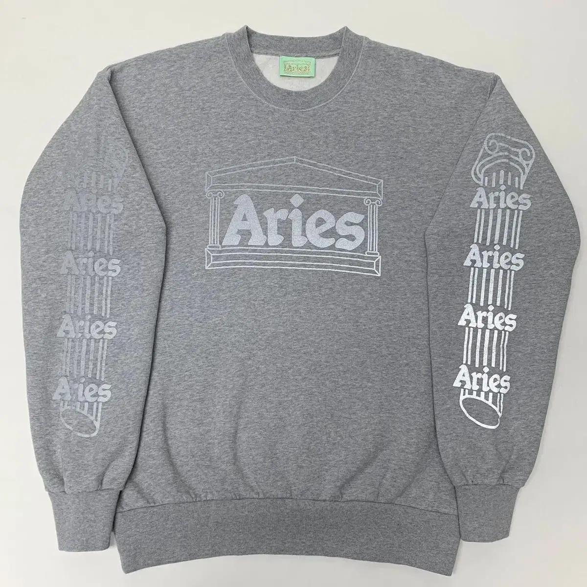 Aries 에리즈 얼라이즈 리플렉티브 기모 맨투맨 (L)