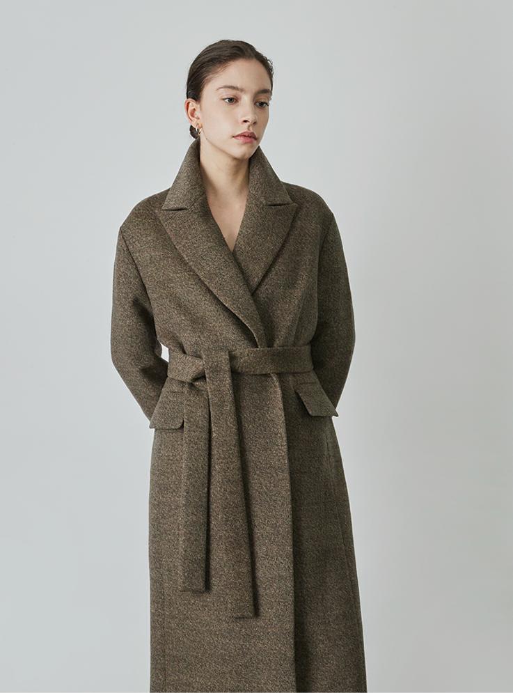 LAFUDGEOURWOMAN 라퍼지포우먼 울리치벨트롱코트1