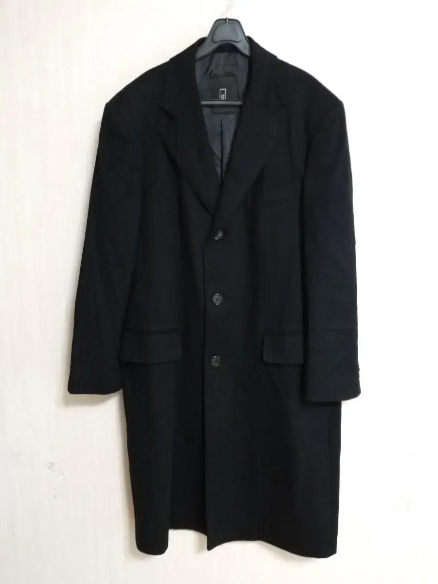 남성 로가디스 캐시미어100% 롱코트 (블랙.100)