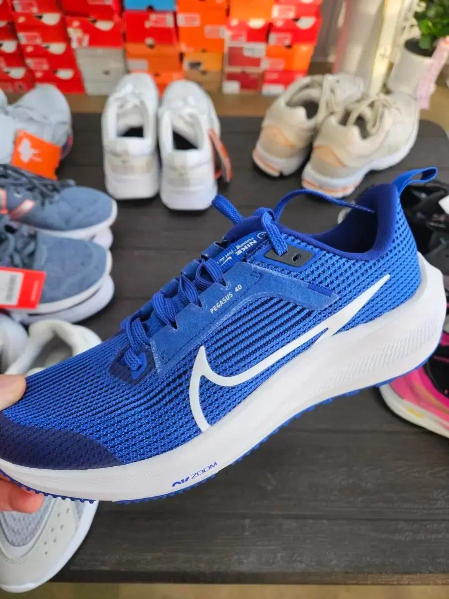 나이키 에어줌 페가수스 40 블루 여성 사이즈 정품 판매