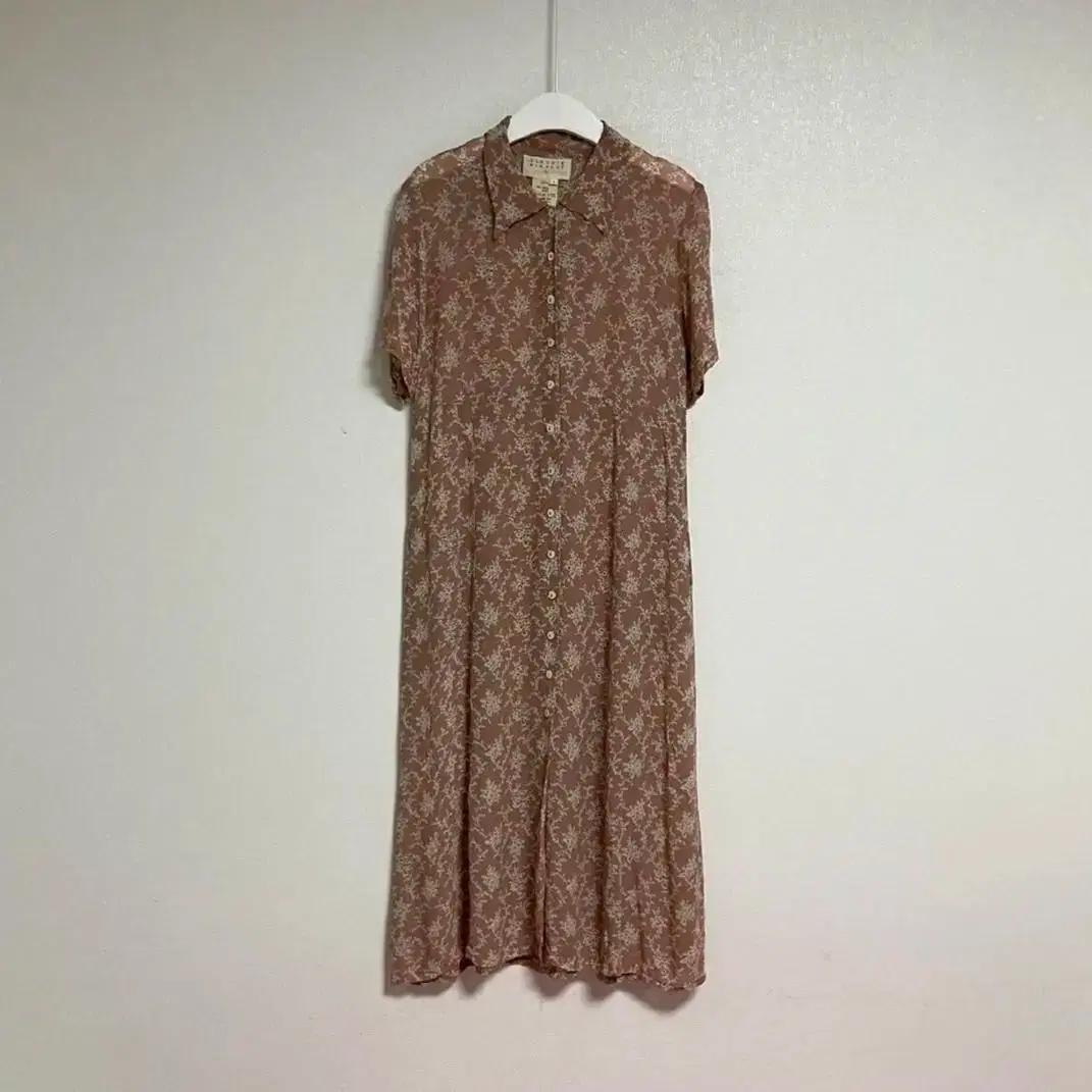 끌로디피에로 플라워 쉬폰 원피스