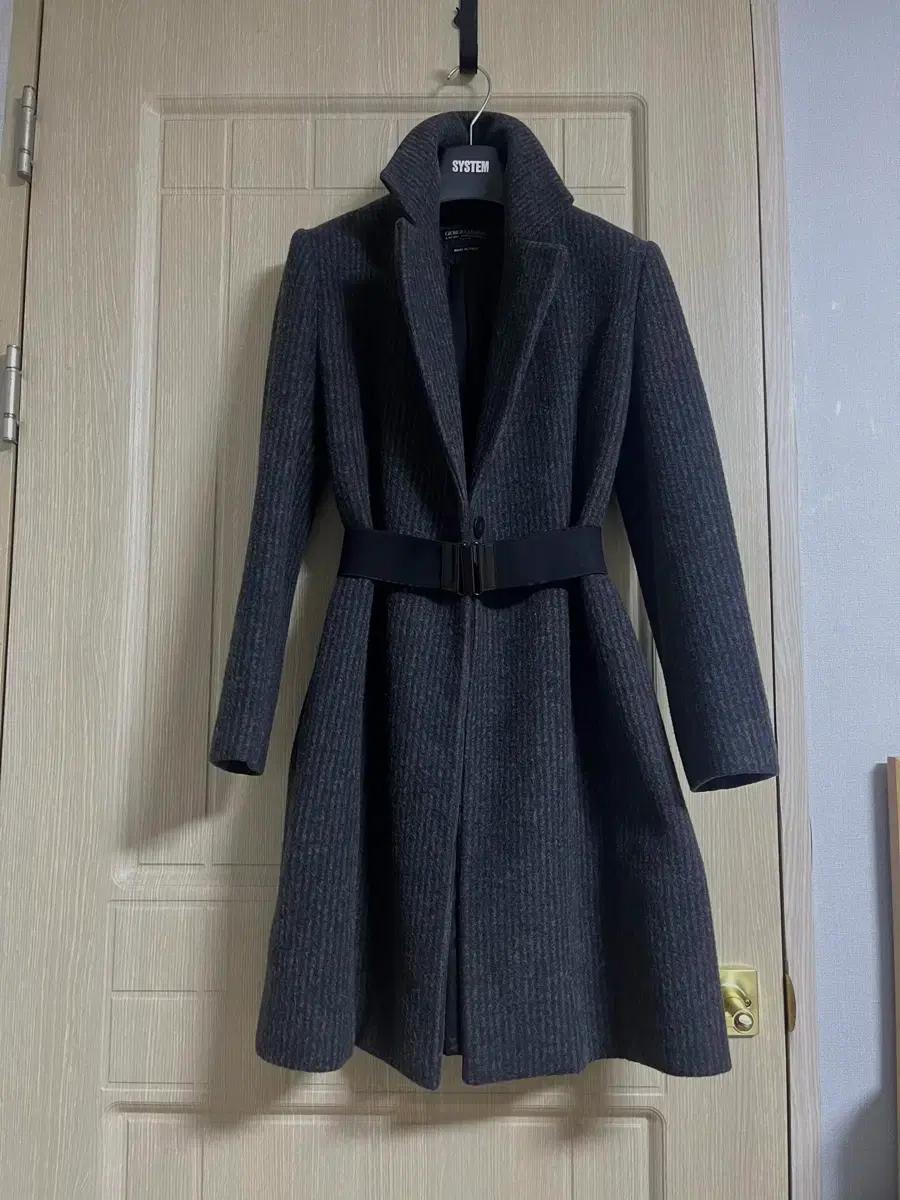 조르지오 아르마니 이태리 클래식 울 코트(55)