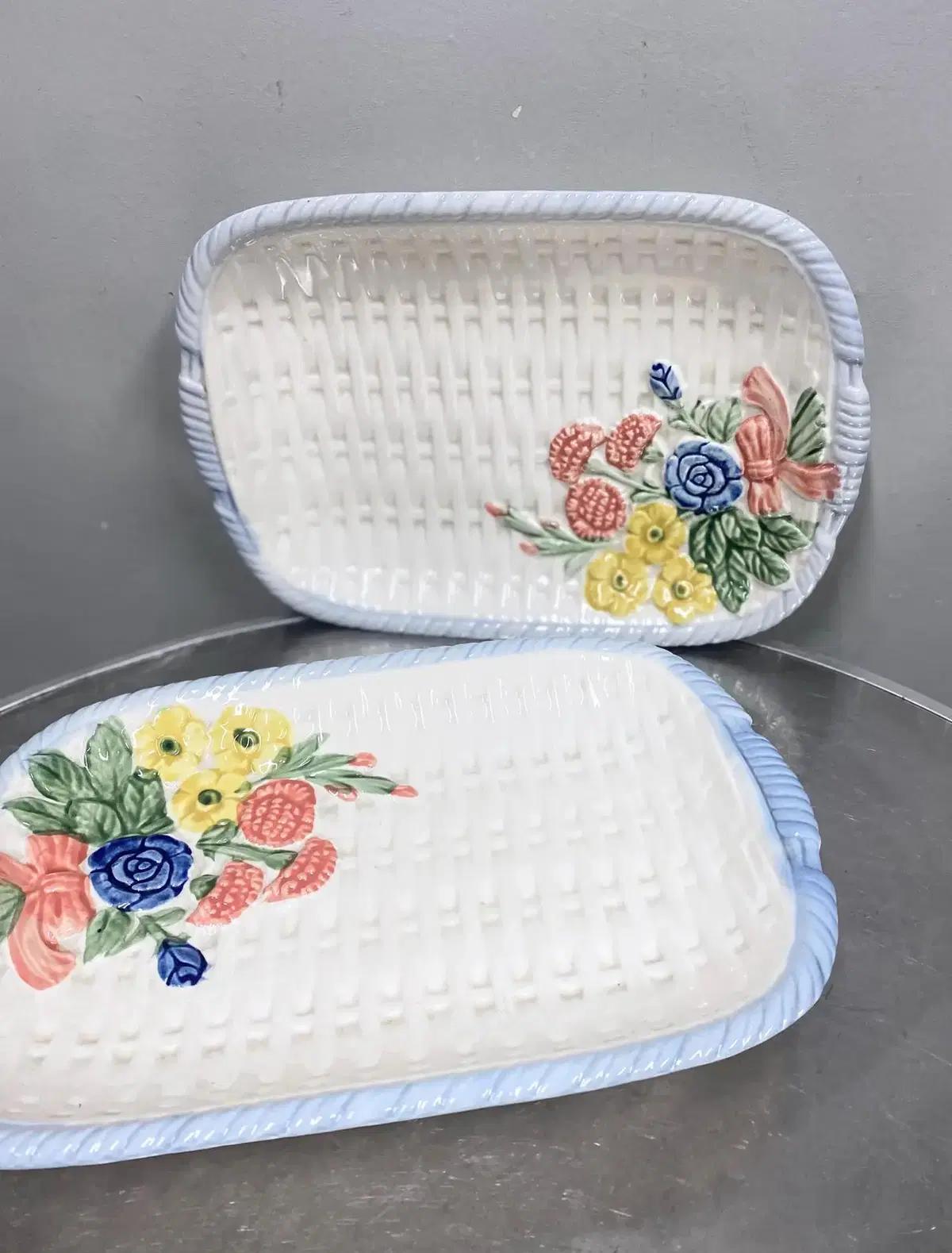 FASHION WARE MISAKI 일본 미사키 과일 세라믹 플레이트