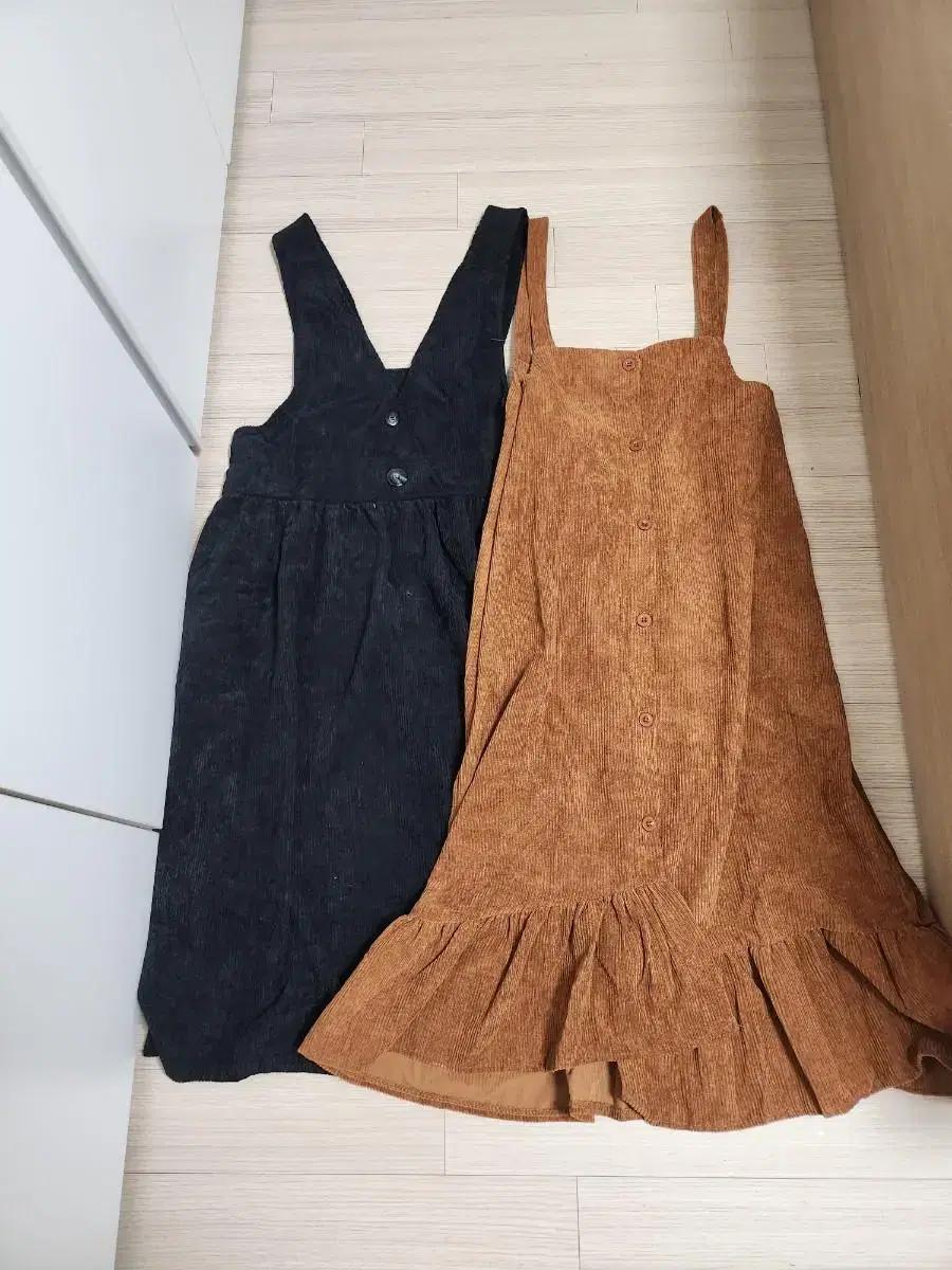 새옷 코듀로이 골덴 골뎅 원피스 겨울 원피스 정장 롱 홈웨어