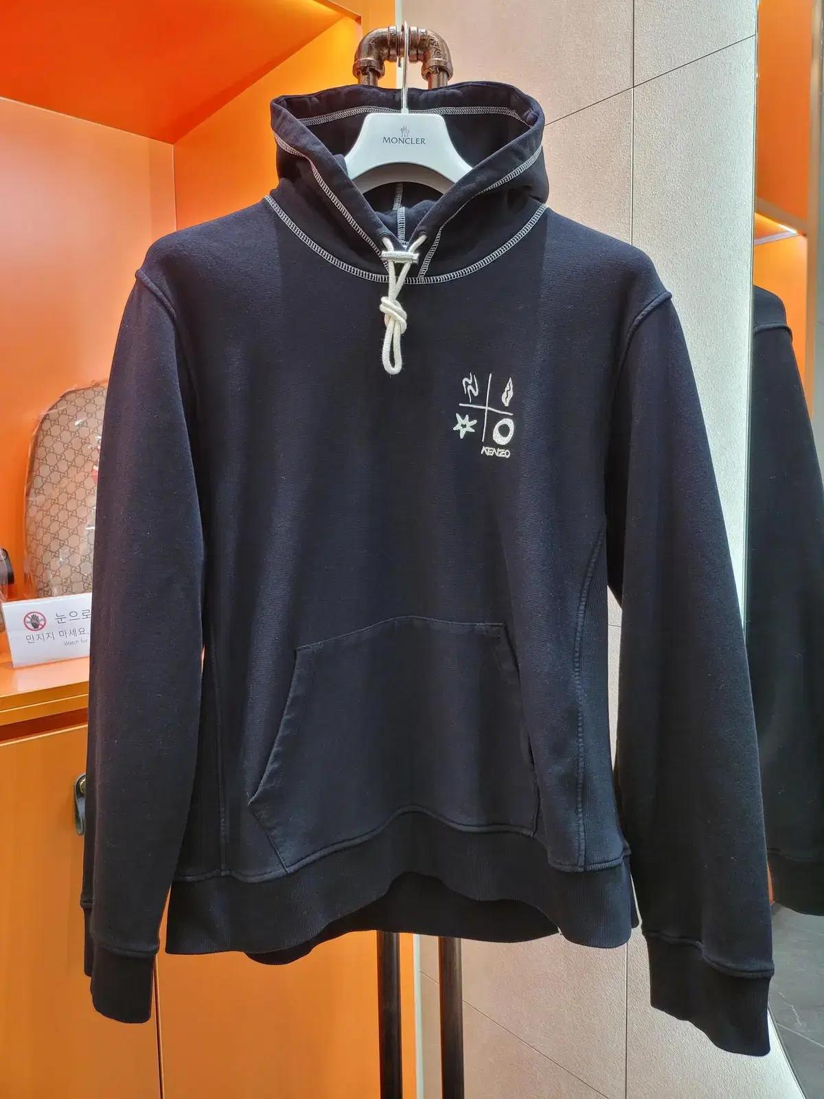 [새상품급] 겐조 로고 후드티 XL