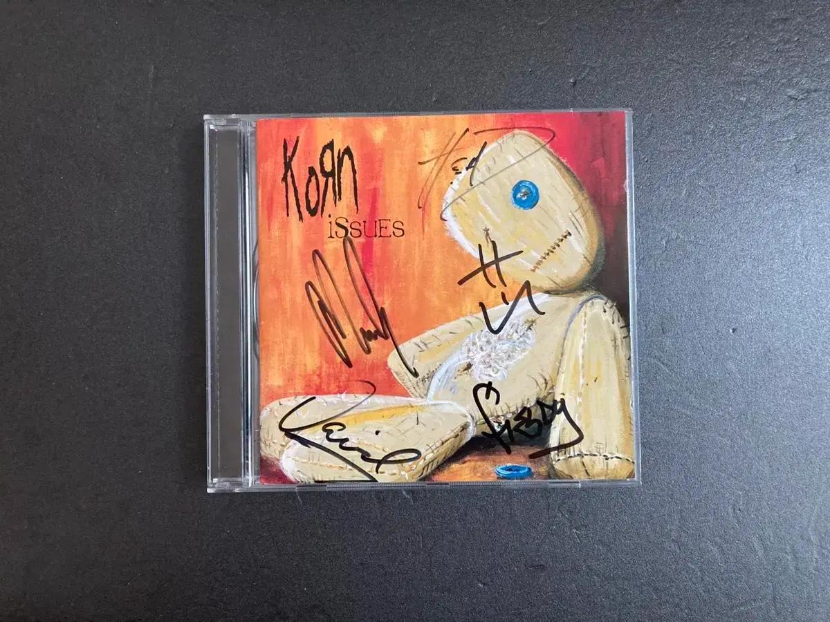 콘 Korn-Issues 풀밴드 친필싸인 수입CD