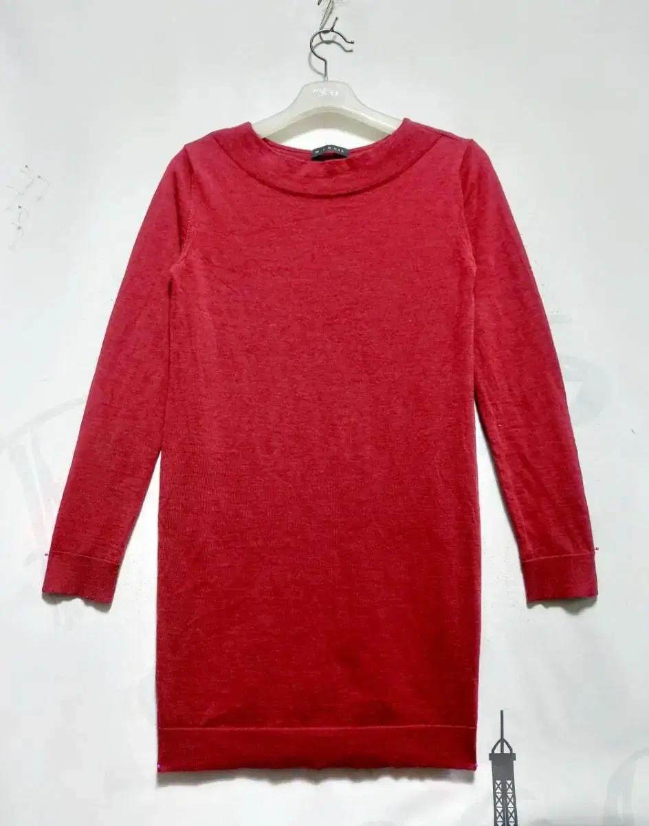 미샤 여성롱니트55-66/원피스 캐시미어니트/