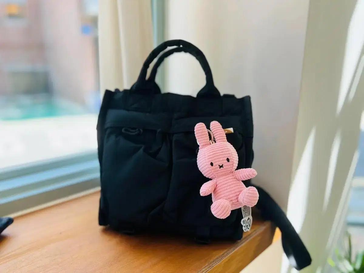 [새상품] bon ton toys miffy 미피 핑쿠 코듀로이 가방참