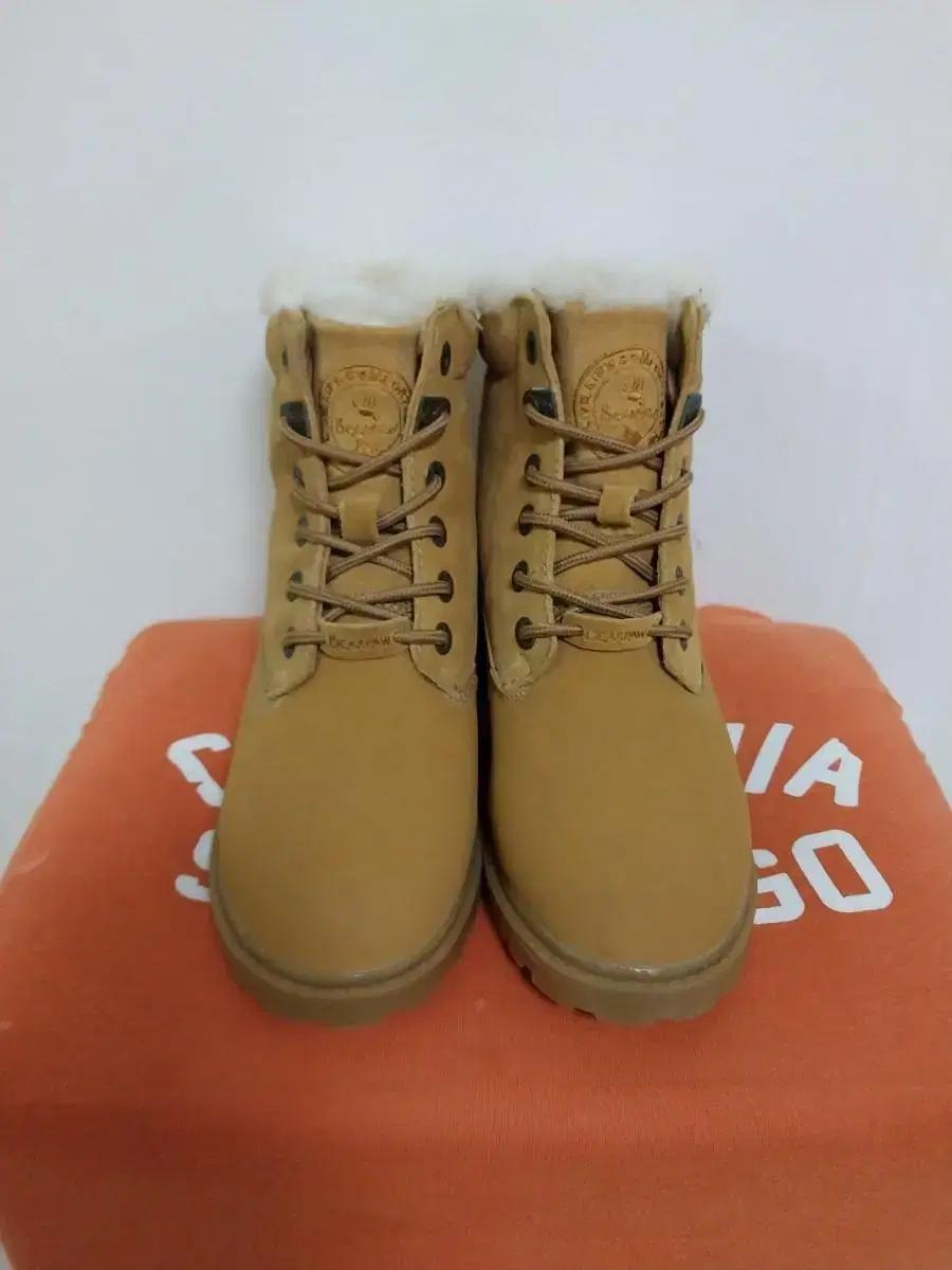 여성 베어파우 양털 발목방한부츠, 워커 (240)