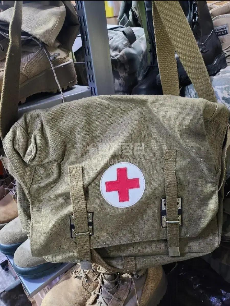 밀리터리 러시아군.캔버스천 의료가방