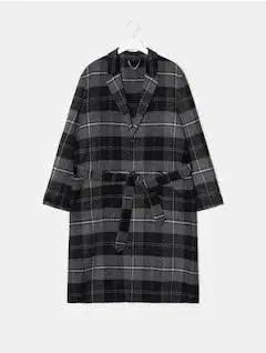 빈폴 블랙 앤 그레이 남성 체크코트 105