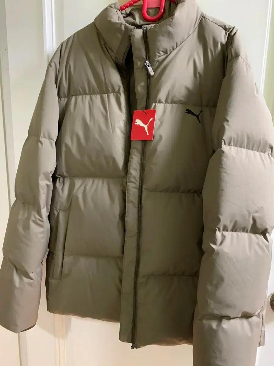 [2XL] 퓨마 숏패딩 카키