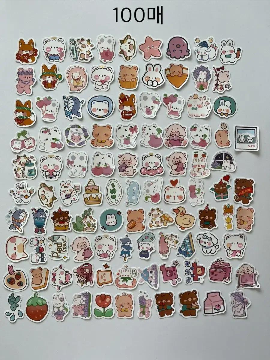 귀여운 스티커 텀블러 노트북 캐리어 방수 스티커