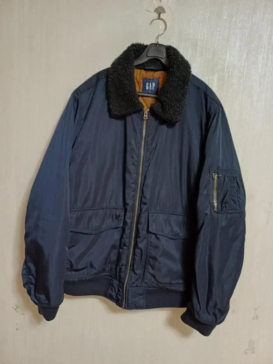 남성 갭 빅사이즈 블루종 항공점퍼 (네이비.110)