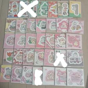 99종류 흑임자 치자 도무송 개별판매 500원
