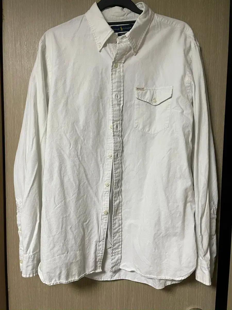 폴로 랄프로렌 에로우로고 화이트 셔츠