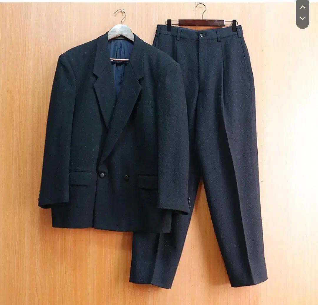 80s 꼼데가르송 아카이브 울100% 빈티지 셋업 M 완벽한 보존상태