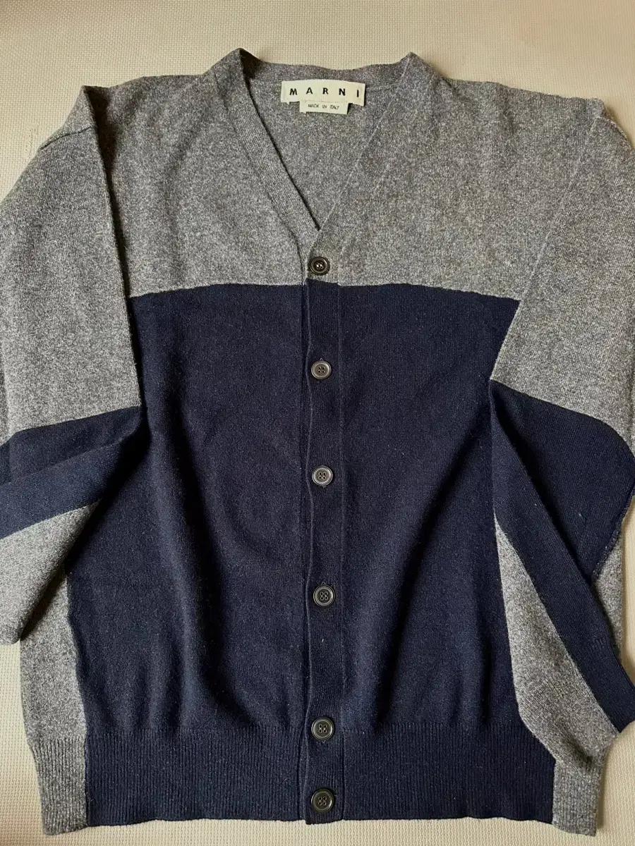 마르니 MARNI 캐시미어 100% 가디건 카디건 니트 (새상품)