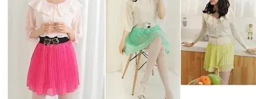 여성 밴딩 여름치마 프리 4장 만원 착불