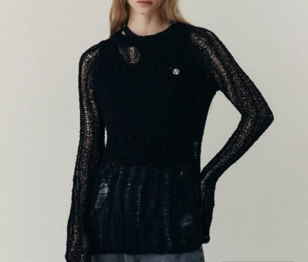 로씨로씨 데미지 니트 Damage Knit Top