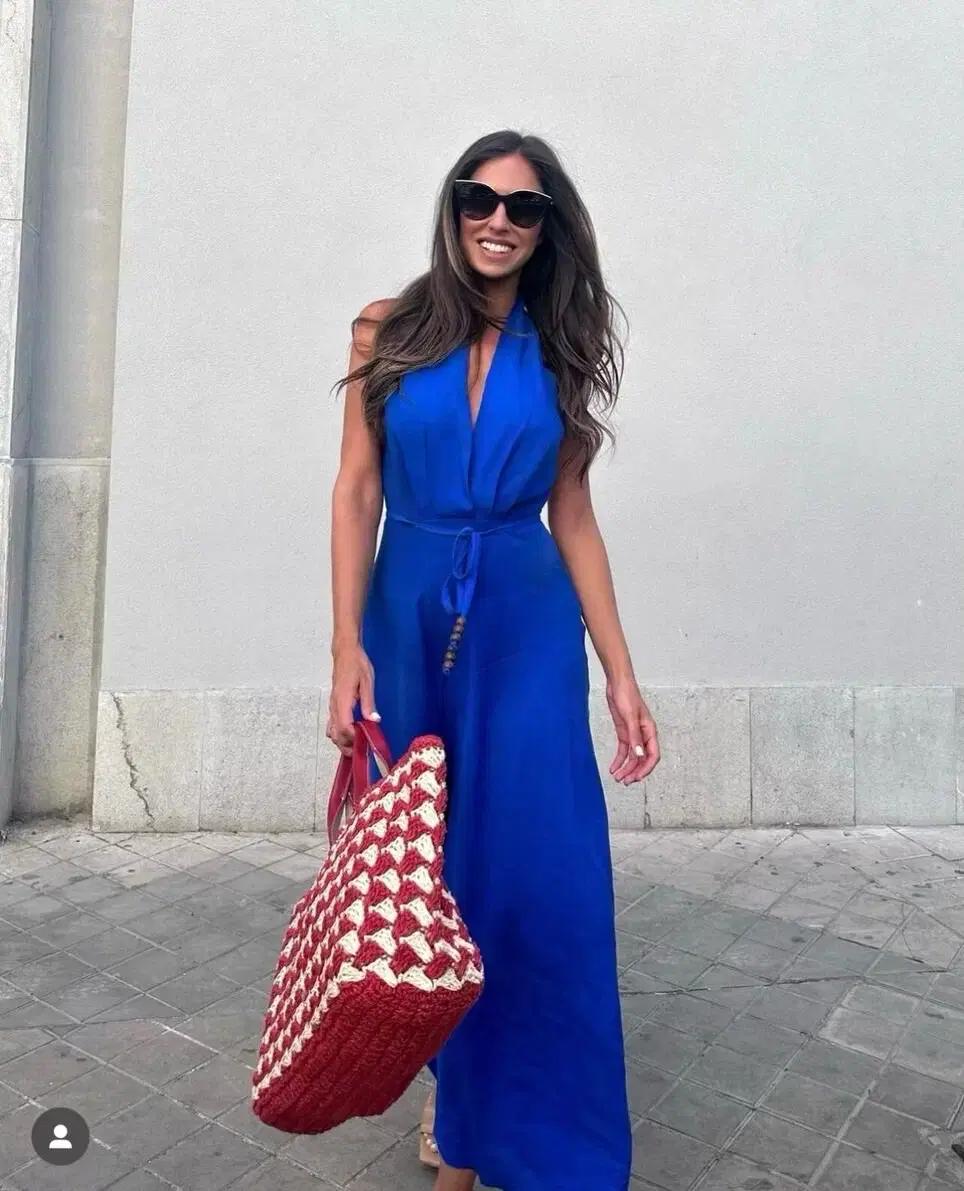 zara 자라 리넨 블렌드 홀터넥 원피스 89900-39900 새상품