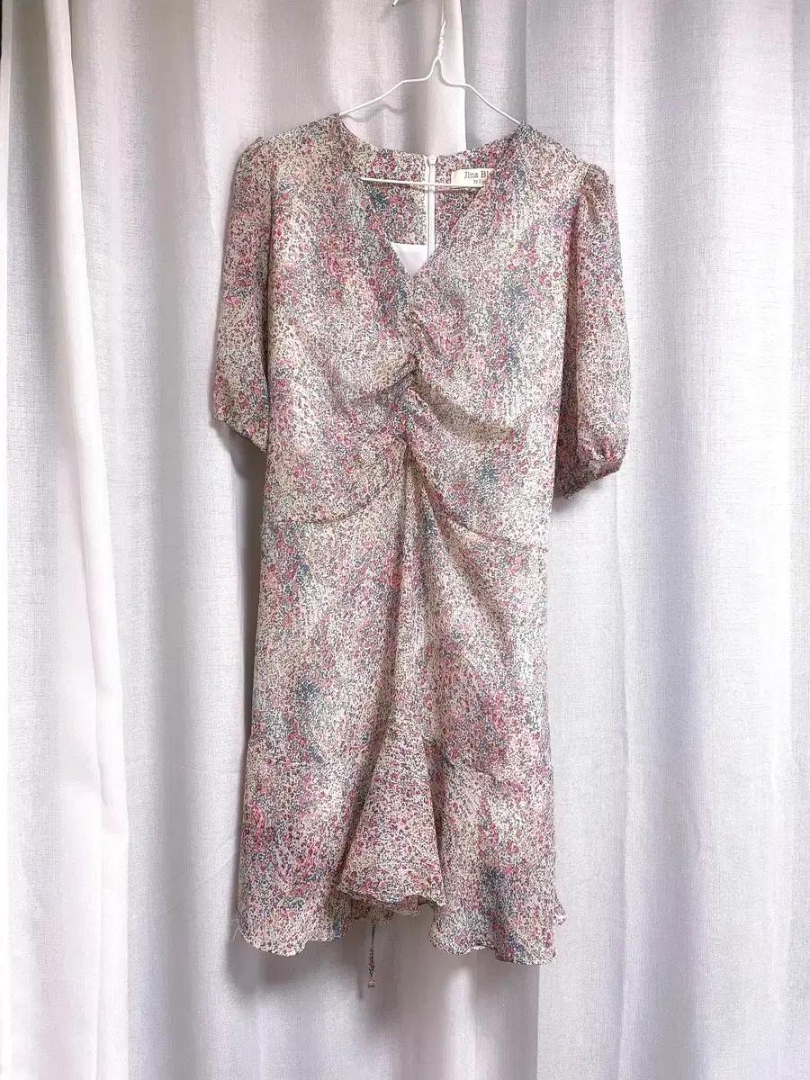 현대디큐브 제이헬렌 제니원피스 플라워원피스 셔링원피스 미니원피스 여름원피