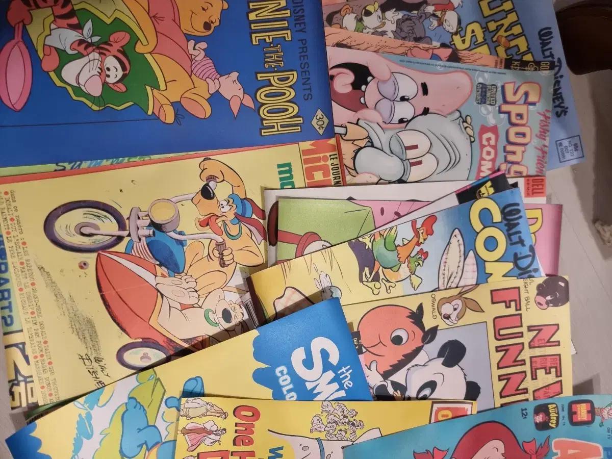 고전 디즈니 포스터 스티커 벽지 빈티지 도무송 랜박 스티커