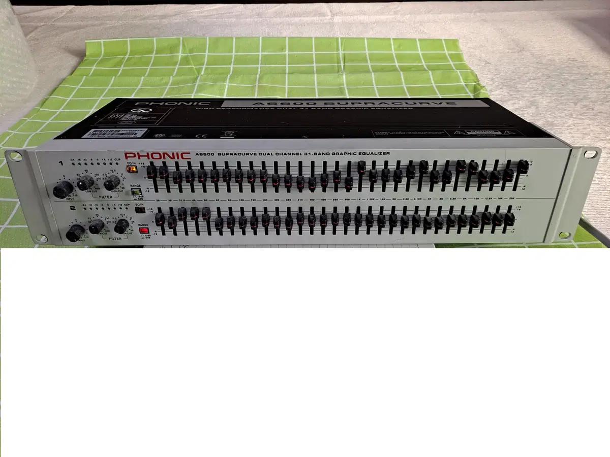 PHONIC A6600 SUPRACURVE 전원은 들어오나 음향노테스트