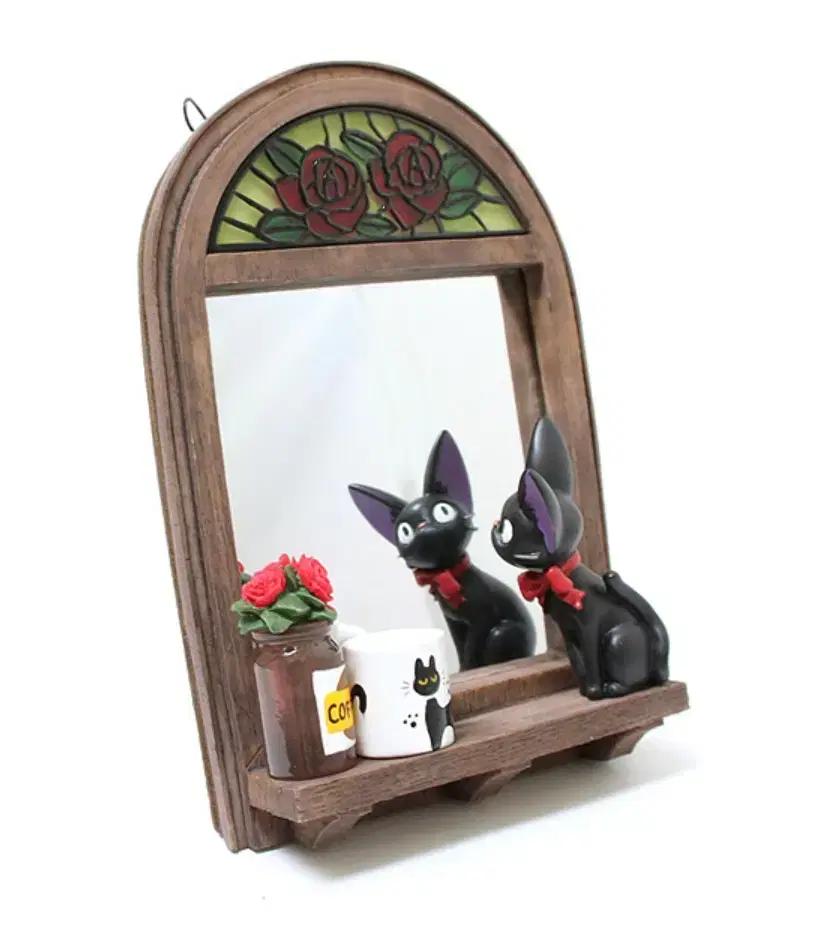 지브리 마녀배달부키키 지지 탁상거울 지브리레진