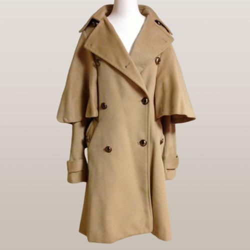 케이프 루즈핏 겨울 롱코트 / 여성 55~66사이즈 / 미착용